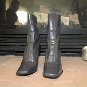 Nine West Gray Booties